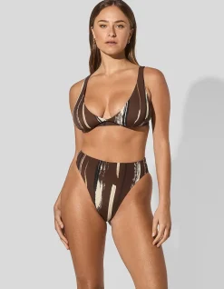 The 90's High Rise High Leg Bikini Bottom