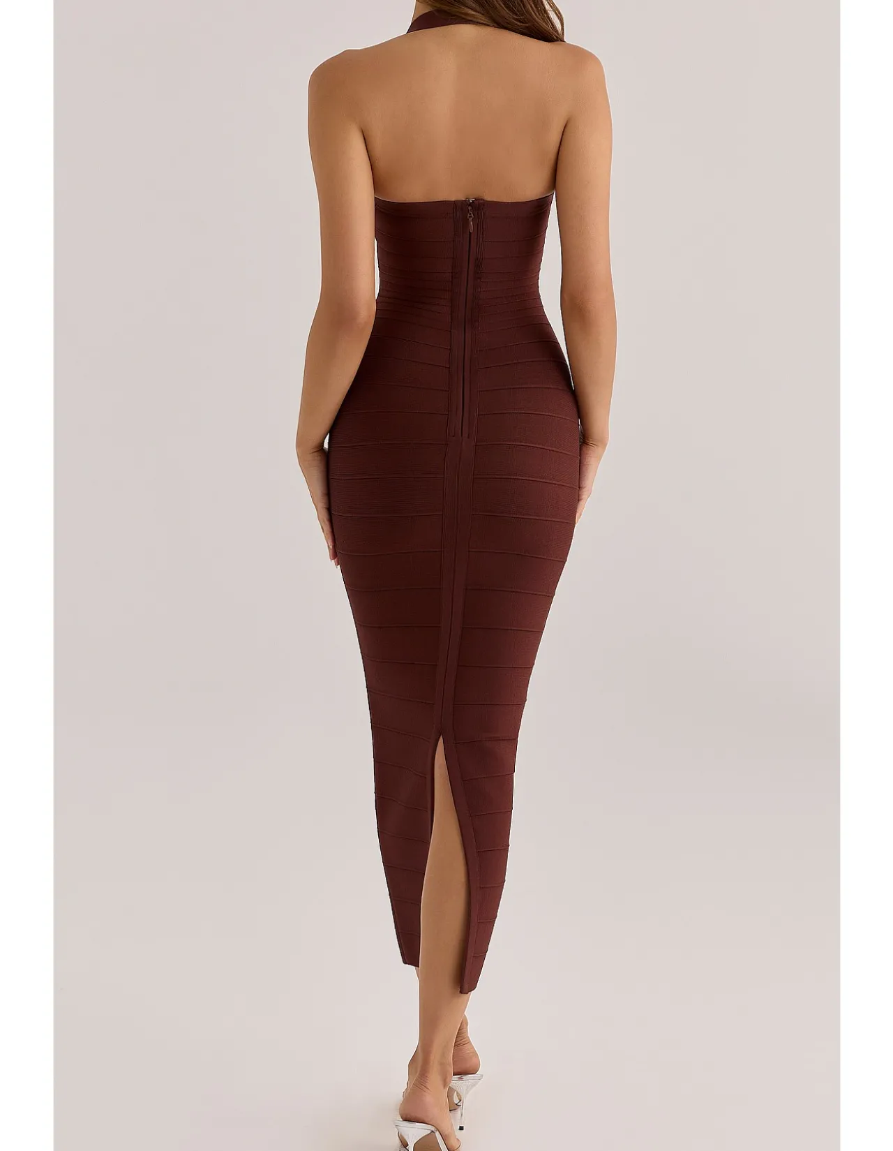 THE SILHOUETTE BANDAGE MAXI DRESS