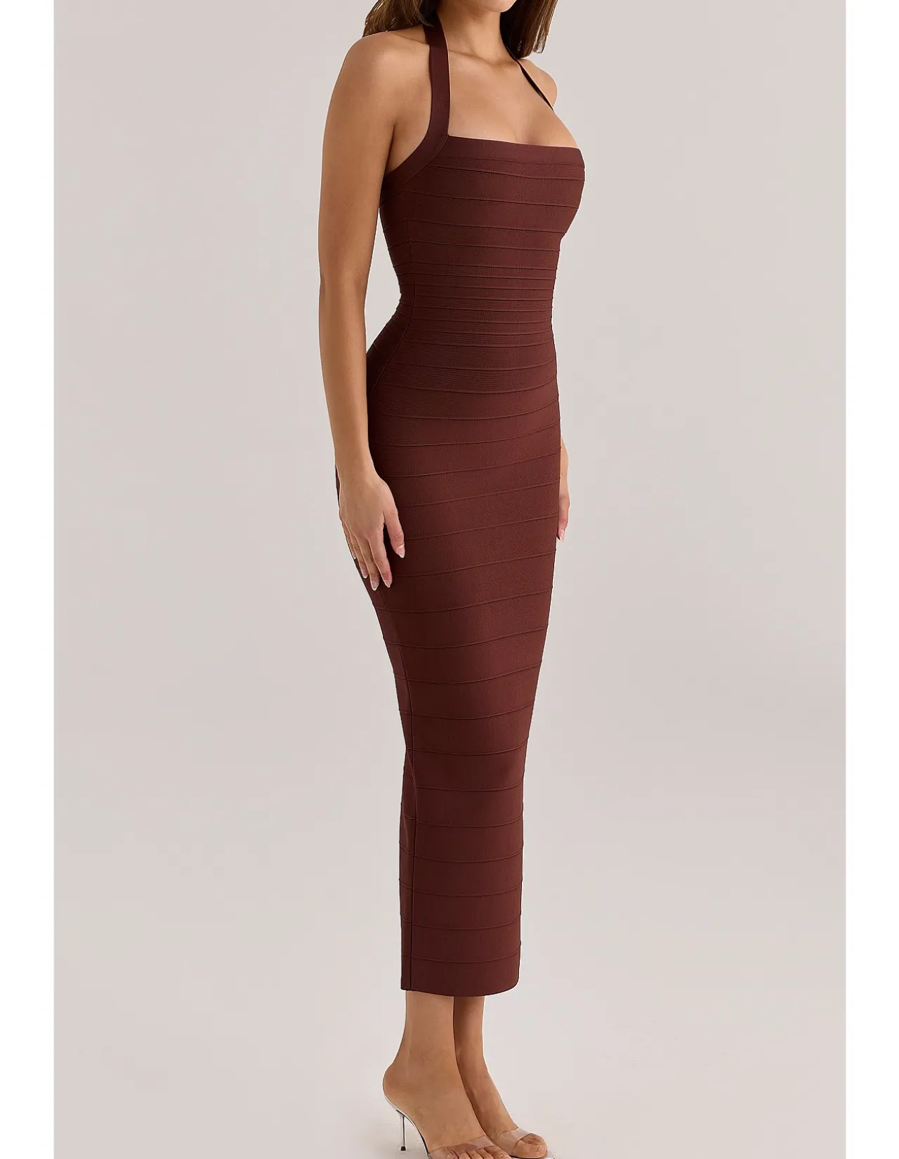THE SILHOUETTE BANDAGE MAXI DRESS