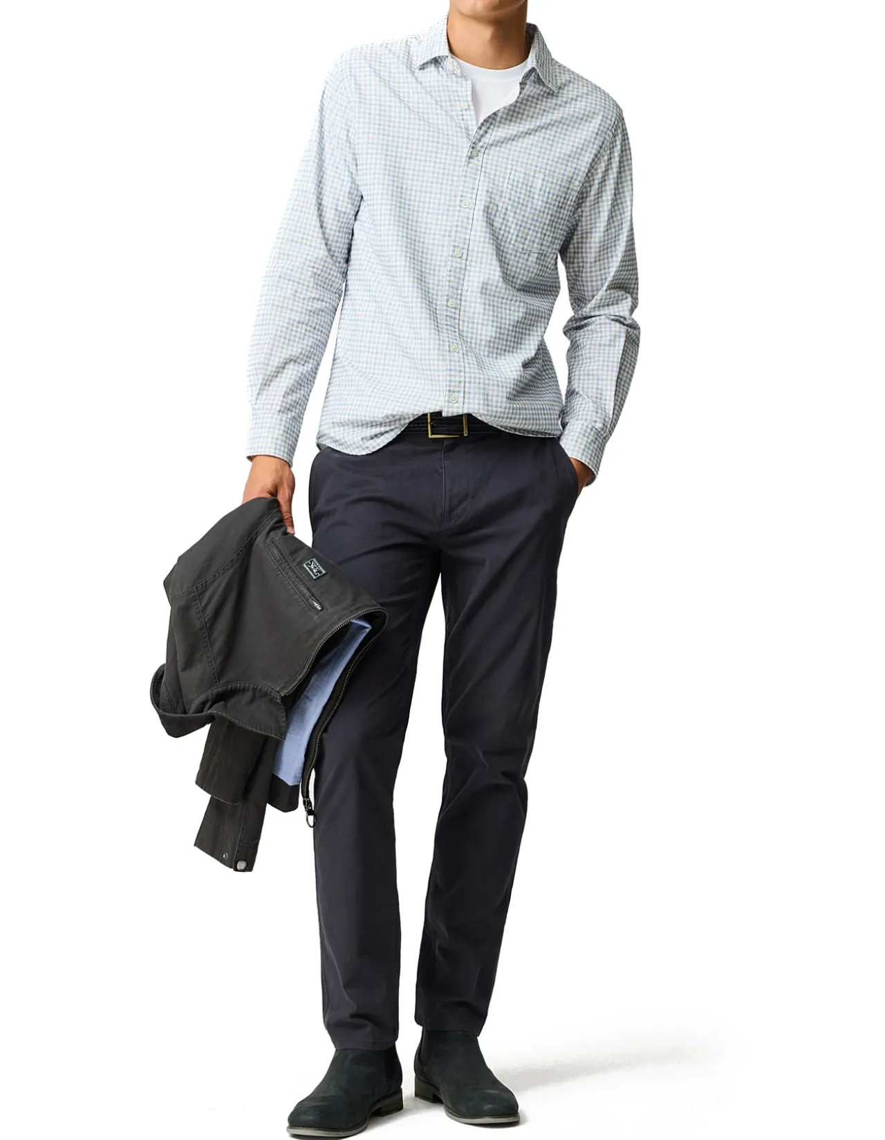 THOMAS ROAD 2.0 CHINO PANT LONG LEG - GRANITE