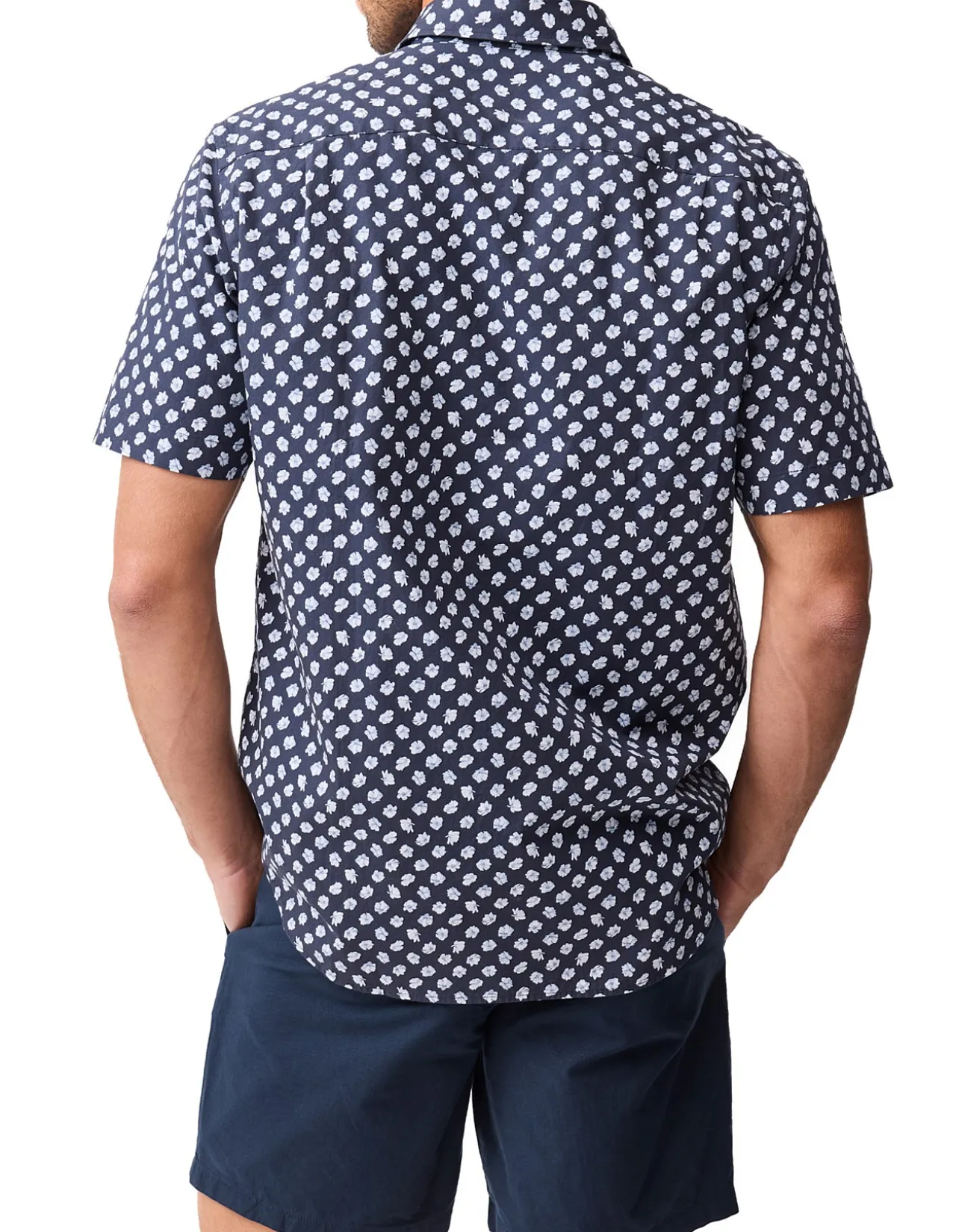 THOMSONS CROSSING SHORT SLEEVE SHIRT - NAVY