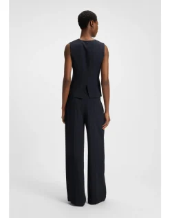 Tiana Regular-fit Trousers with Pinstripe