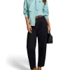 Tie Neck Mohair Cardigan - Crystal Blue