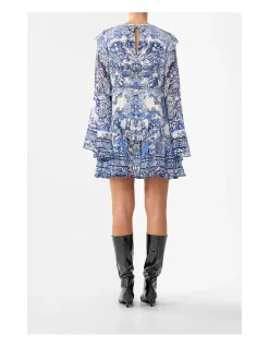 TIERED SWING MINI DRESS