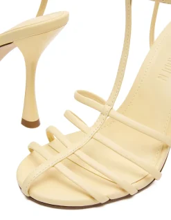 TILDAH STILETTO HEEL YELLOW LEATHER