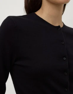 Tilly Wool Cashmere Cardigan Black
