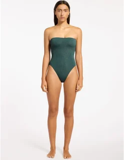 Tirari Nights Moulded Bandeau One Piece Swimsuit