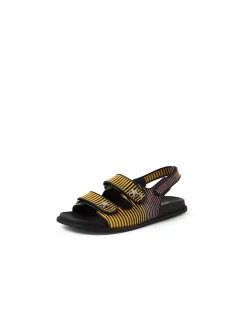TITAN MI YELLOW&PINK STRIPE LEATHER