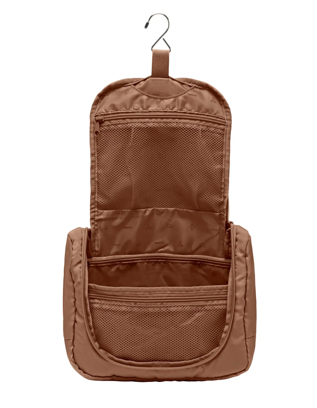TOILETRY ORGANISER BAG MEDIUM MOCHA