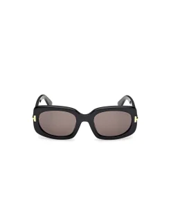 TOM FORD ICON FT1253-F - SHINY BLACK WOMEN'S SUNGLASSES