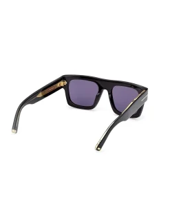 TOM FORD ICON TI0023 - SHINY BLACK WOMEN'S SUNGLASSES