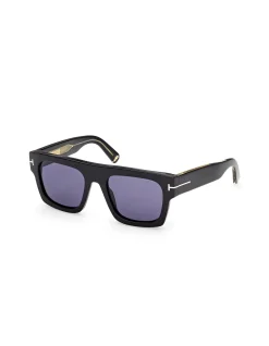 TOM FORD ICON TI0023 - SHINY BLACK WOMEN'S SUNGLASSES