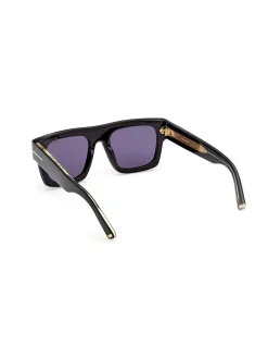 TOM FORD ICON TI0023 - SHINY BLACK WOMEN'S SUNGLASSES