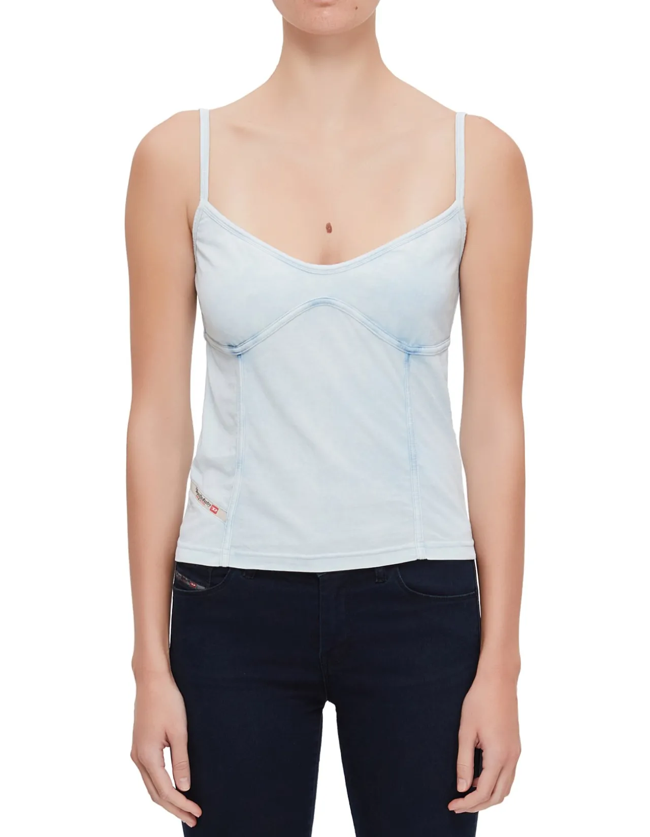 T-ONY DENIM PRINT TANK TOP