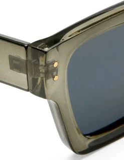 TRANSIT KHAKI RECTANGLE SUNGLASSES