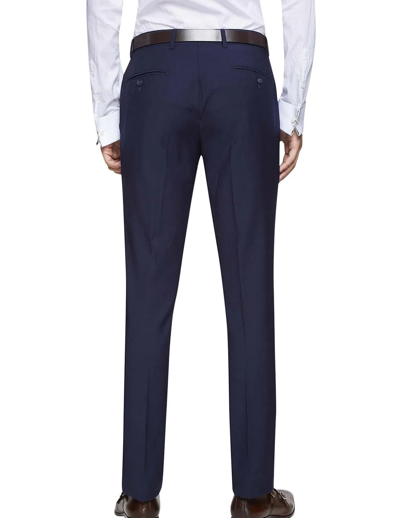 Travel Auden Wool Suit Trousers Navy