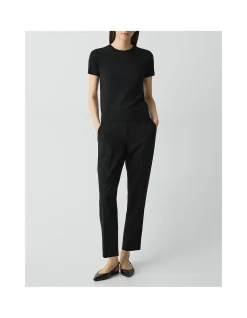 Treeca Pull-On Trousers in Admiral Crepe
