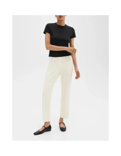 Treeca Pull-On Trousers in Admiral Crepe