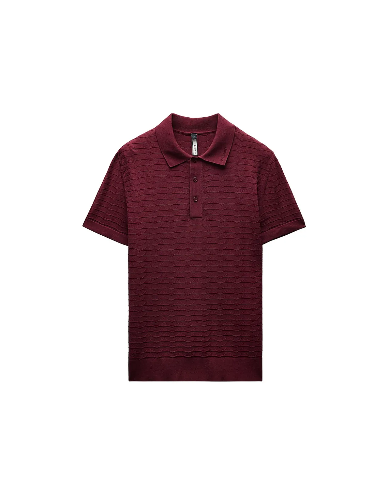TRIANGLE KNIT POLO