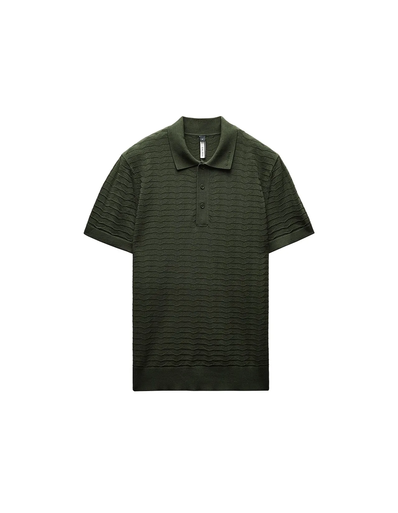 TRIANGLE KNIT POLO