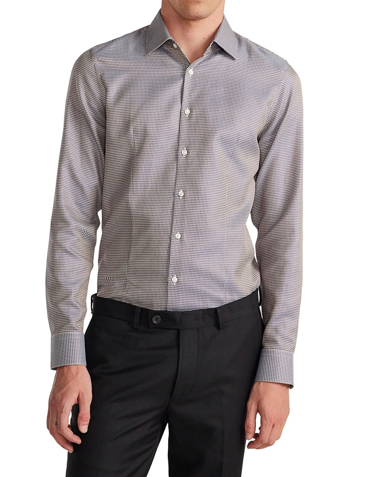 TRI TONE JACQUARD SHIRT