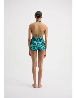 Tropical Print Swim Shorts