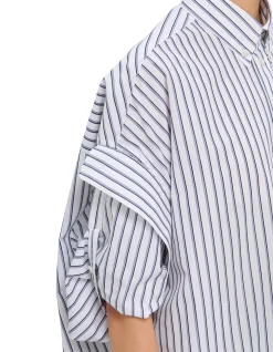 TUCKED SLEEVE SHIRT