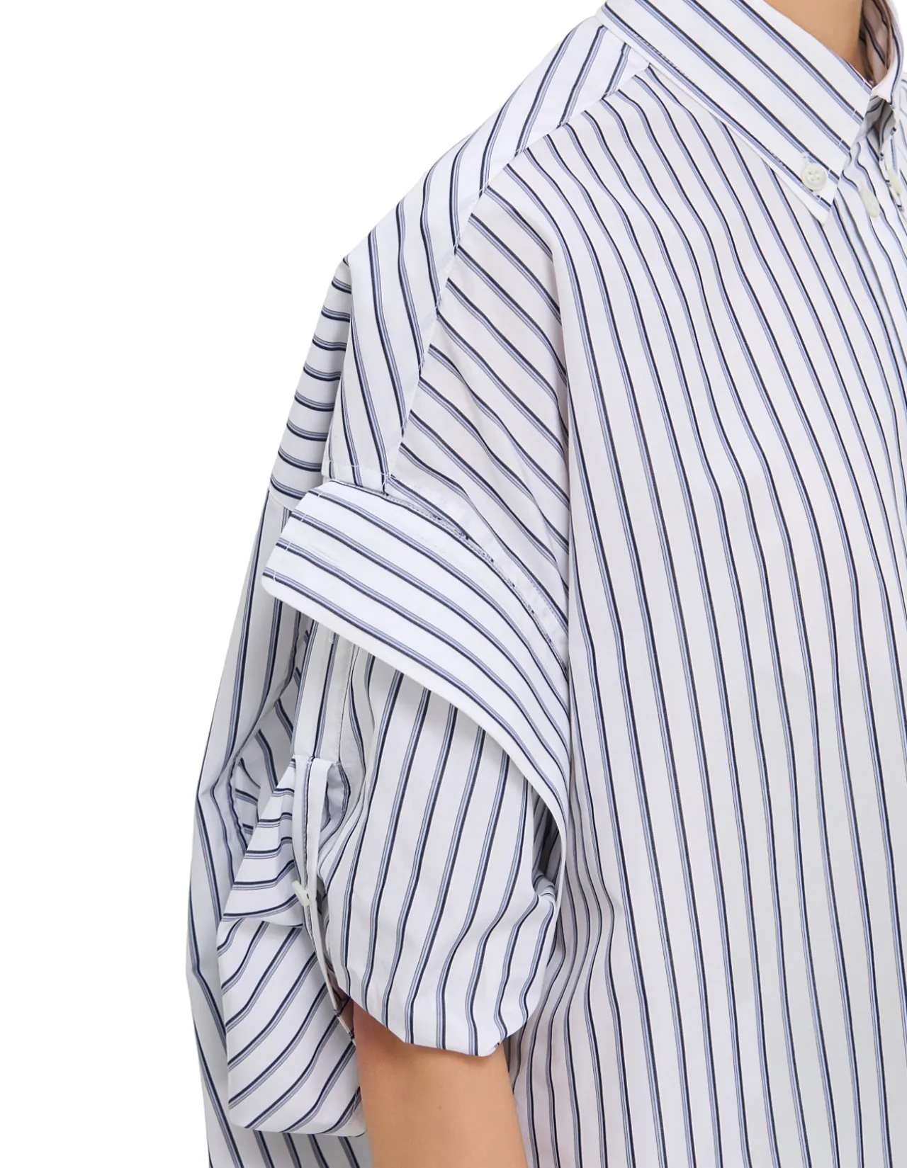 TUCKED SLEEVE SHIRT