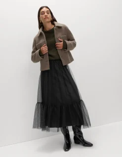 Tulle Maxi Skirt