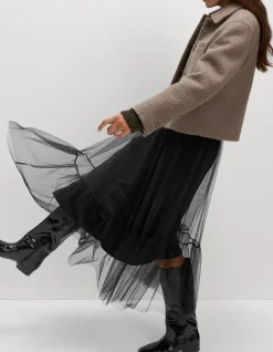 Tulle Maxi Skirt