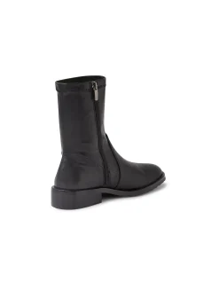 Turelia Black Stretch Ankle Boots