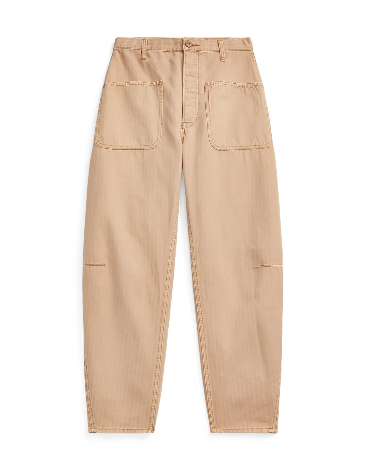 TWILL CURVED TAPERED PANT