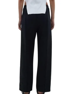 Twill Pinstitch Detail Pant