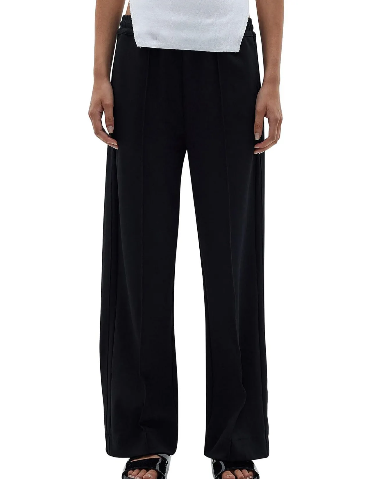 Twill Pinstitch Detail Pant