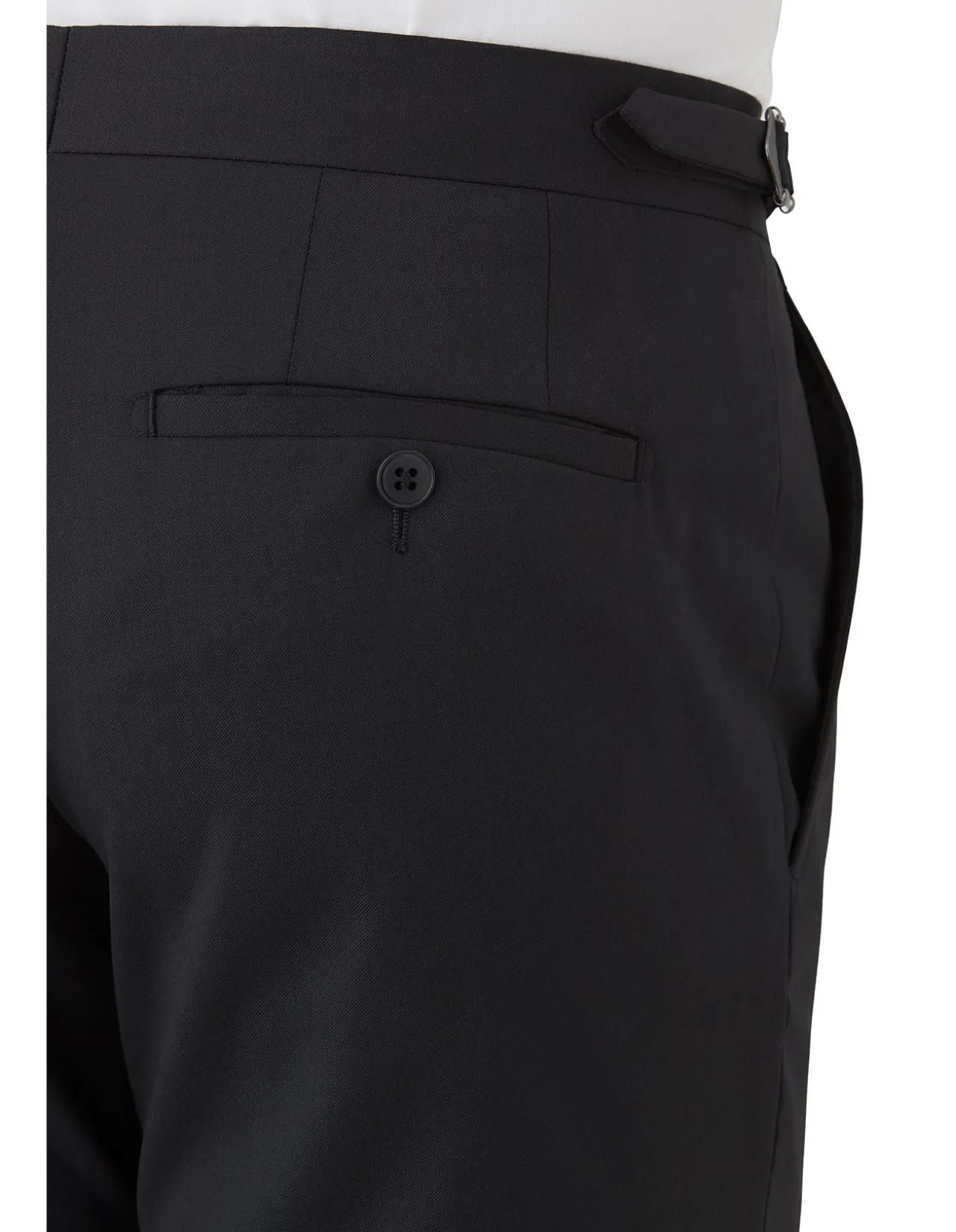TWILL WEAVE TROUSER WITH SIDE ADJUST