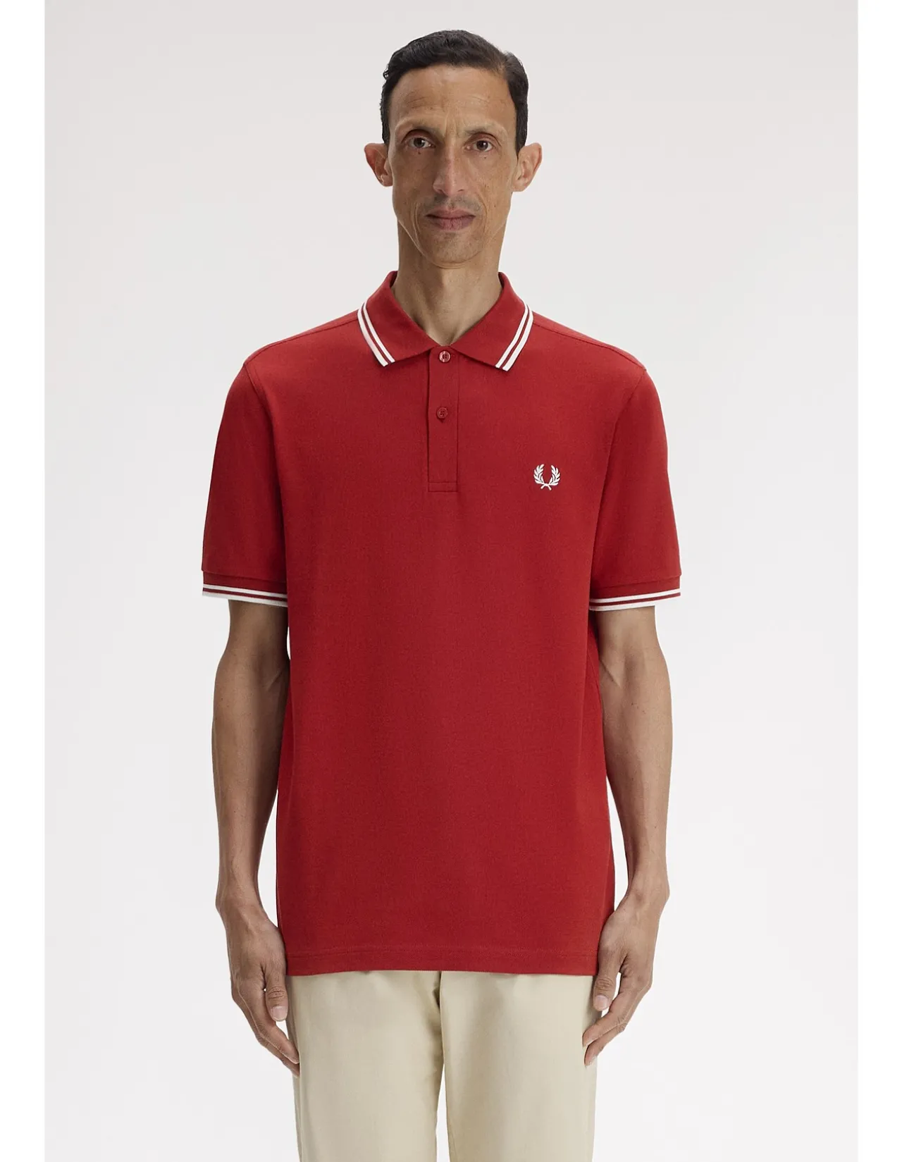 TWIN TIPPED FRED PERRY POLO