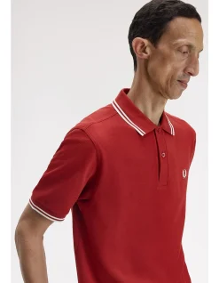 TWIN TIPPED FRED PERRY POLO