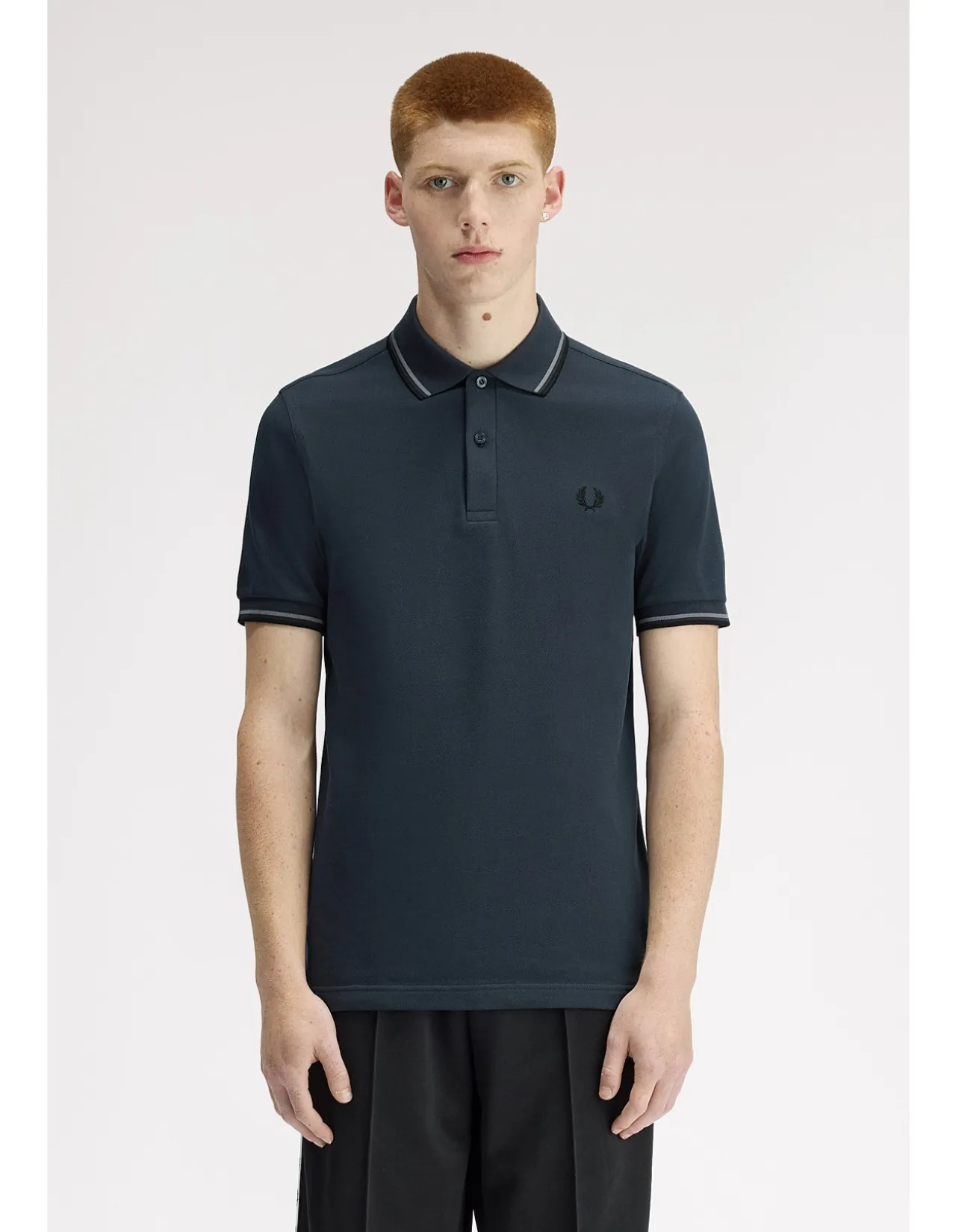TWIN TIPPED FRED PERRY POLO