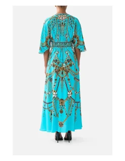 TWIST FRONT WAISTED DRESS