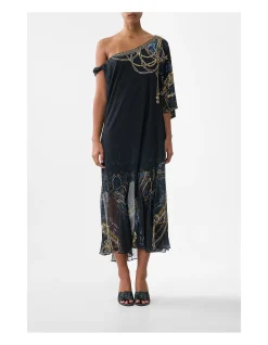 TWISTED ONE SHOULDER DRESS
