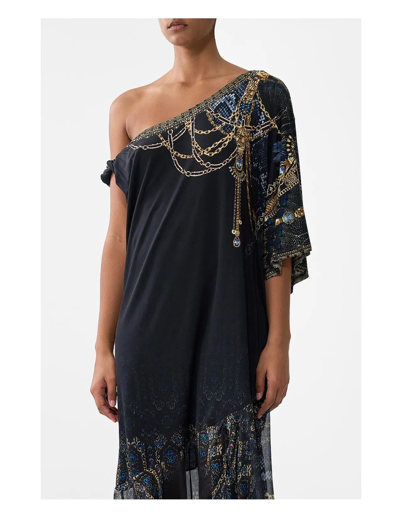 TWISTED ONE SHOULDER DRESS