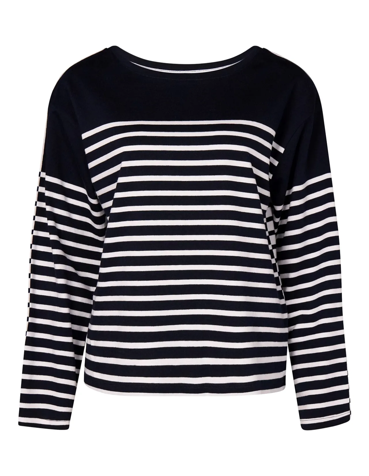 TWO WAY STRIPE SWEATER
