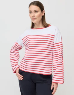 TWO WAY STRIPE SWEATER