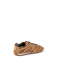 Tylo Cinnamon Zebra Lace Up Trainers