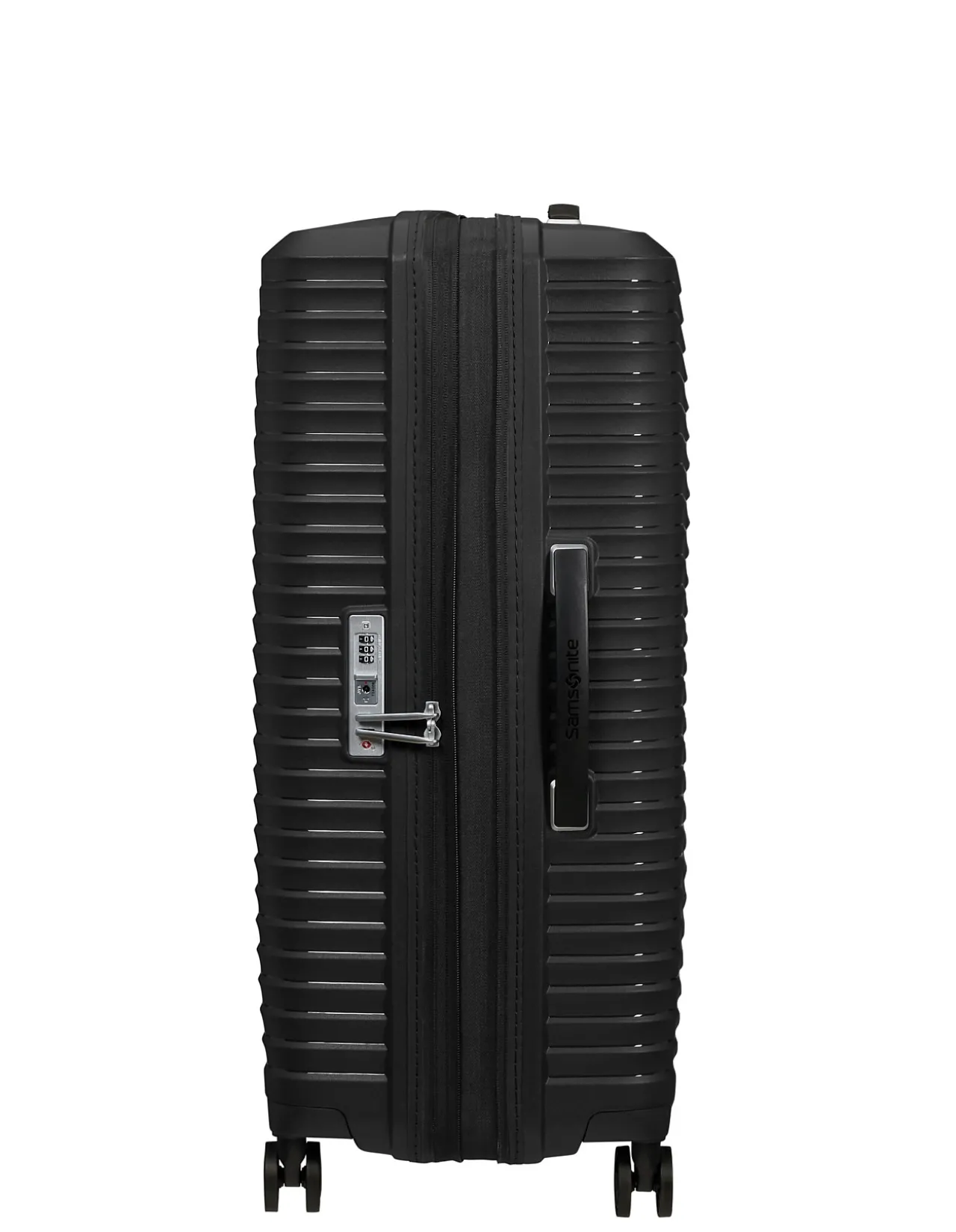 Upscape 75cm Expandable Large Suitcase Black