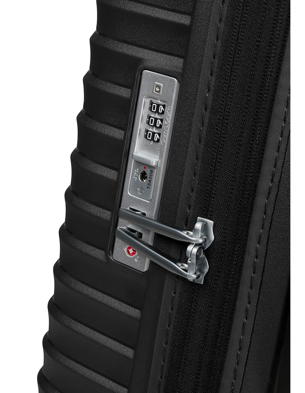Upscape 75cm Expandable Large Suitcase Black