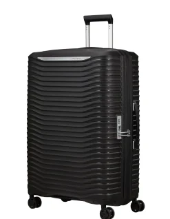 Upscape 75cm Expandable Large Suitcase Black