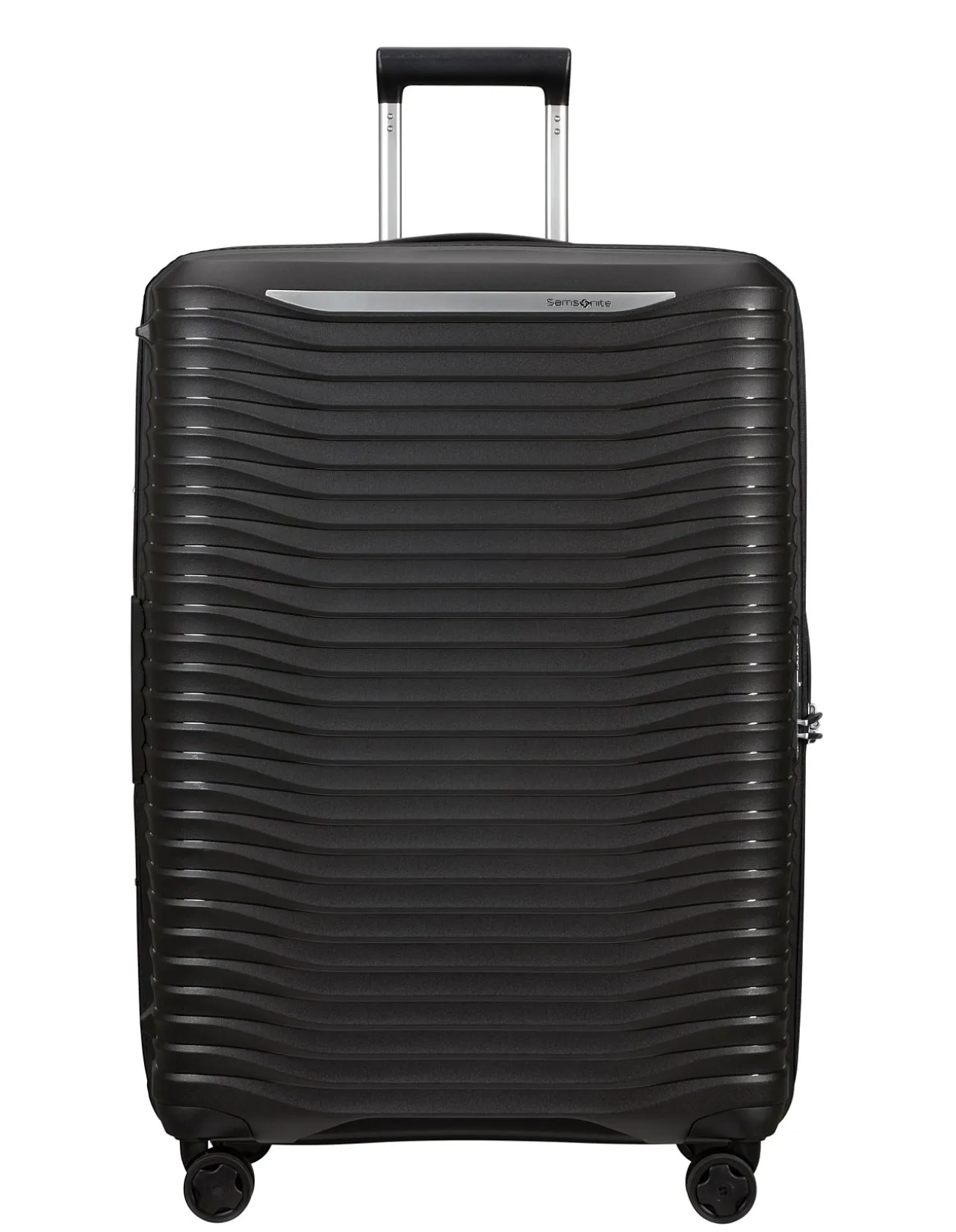 Upscape 75cm Expandable Large Suitcase Black