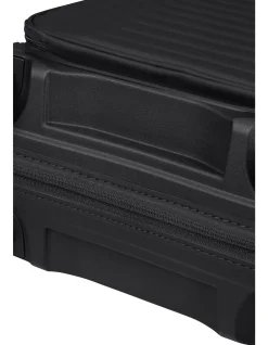 Upscape 55cm Easy Access Small Carry-On Suitcase Black