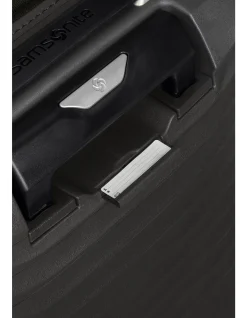 Upscape 55cm Easy Access Small Carry-On Suitcase Black